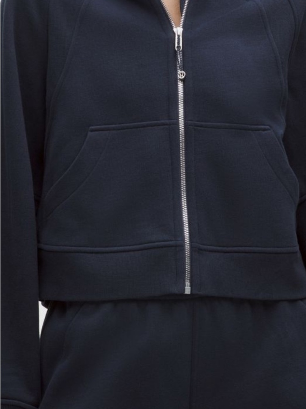Navy and gold full zip scuba - Classic Casual